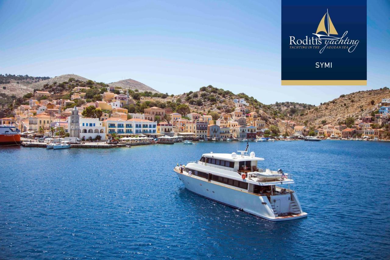 Cozy Apartments In Symi Center Exterior foto